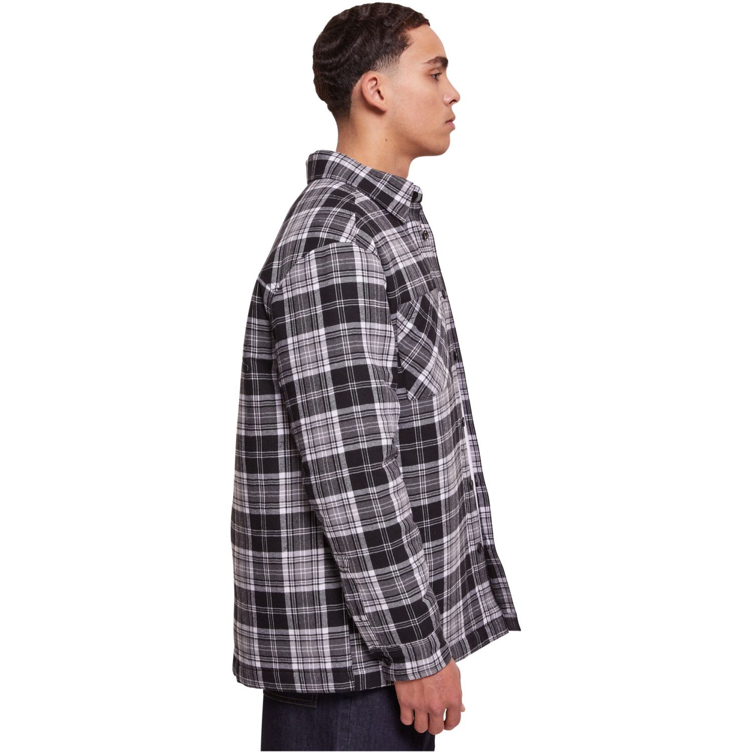 Urban Classics - Padded Checked Shirt Jacket