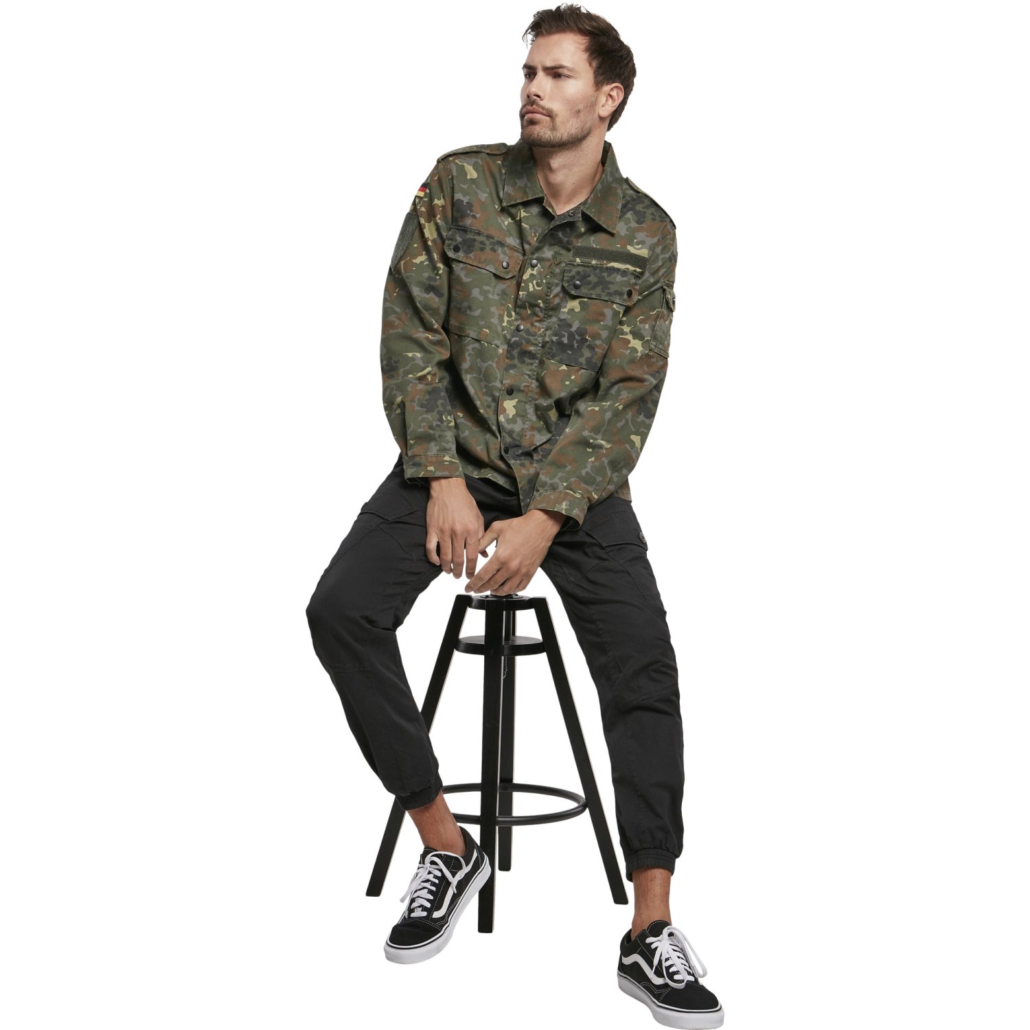 Brandit - BW Field Blouse Zip Shirt flecktarn