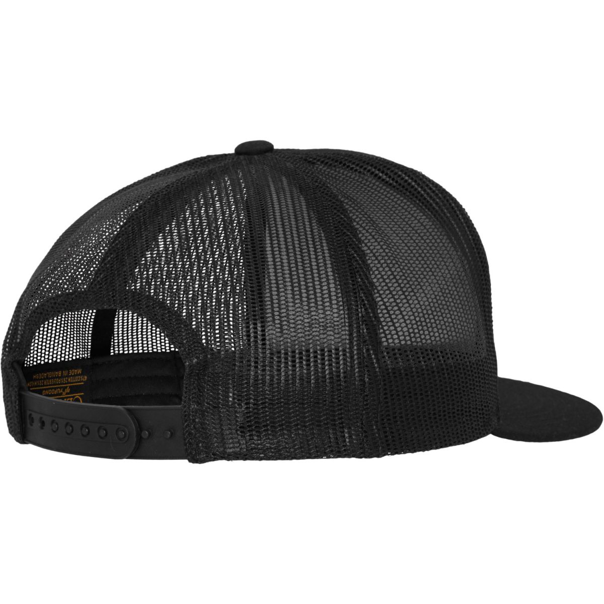Flexfit Trucker 5-Panel Snapback Casquette - noir