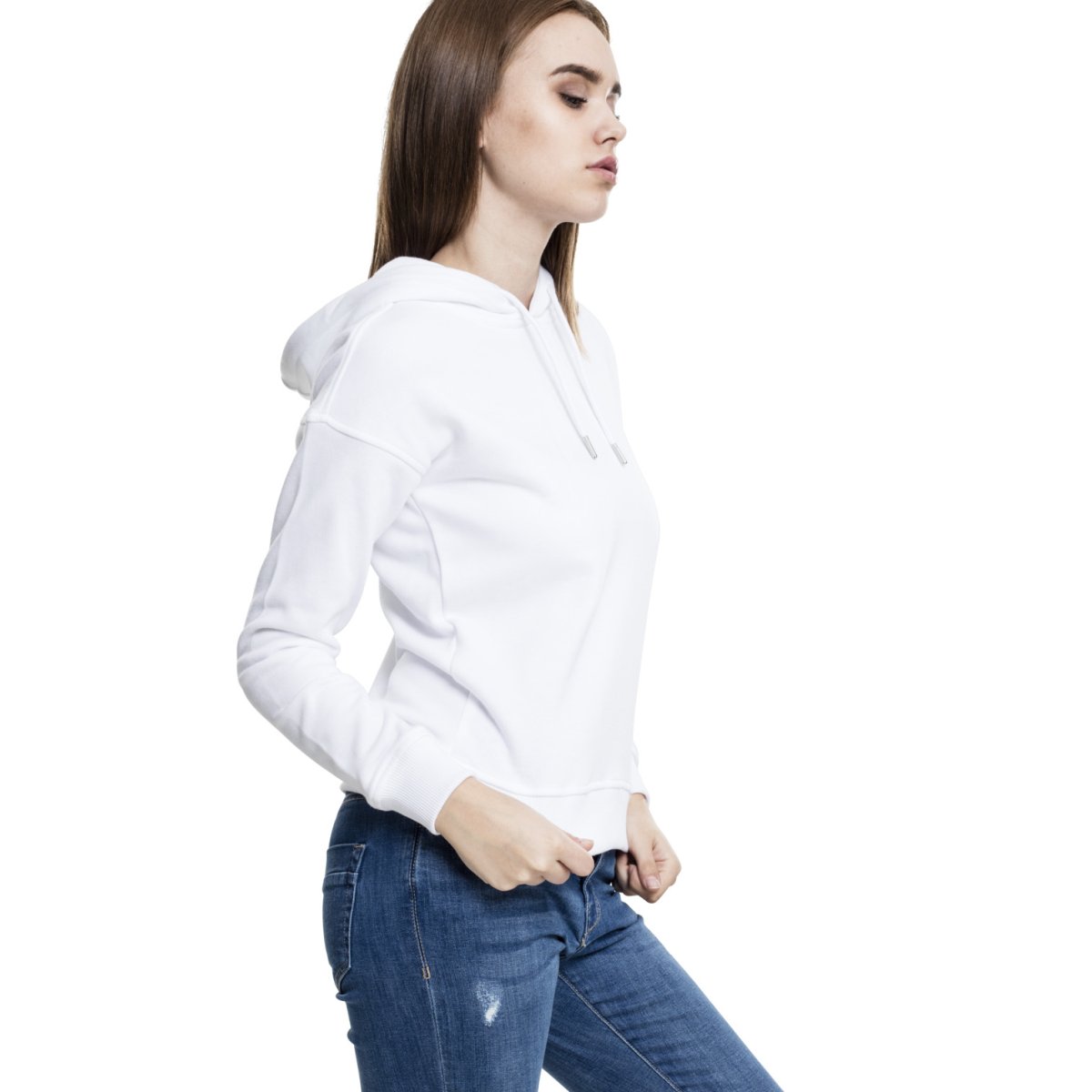 Urban Classics Ladies - BASIC Fleece Sweatshirt Hoody