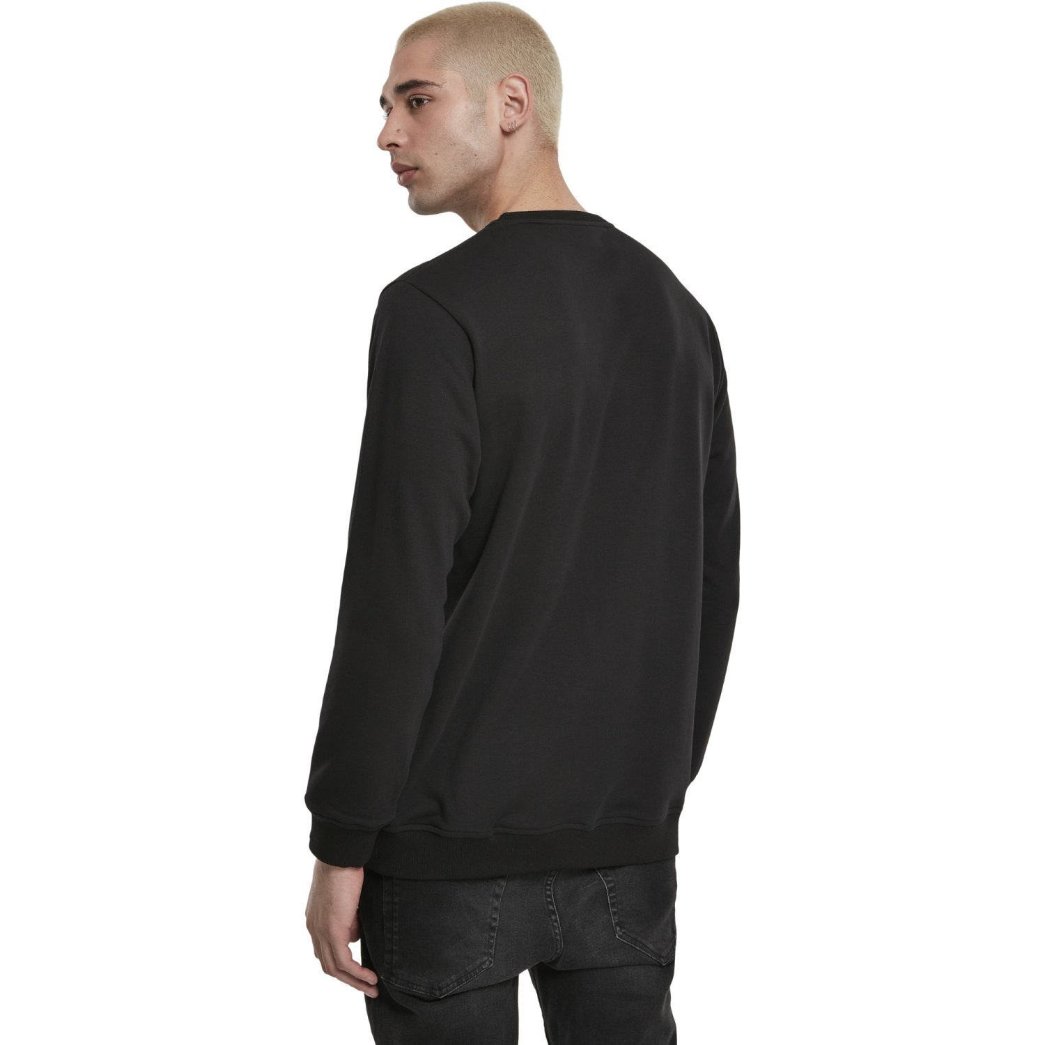 Urban Classics - BASIC TERRY Crewneck Pullover black