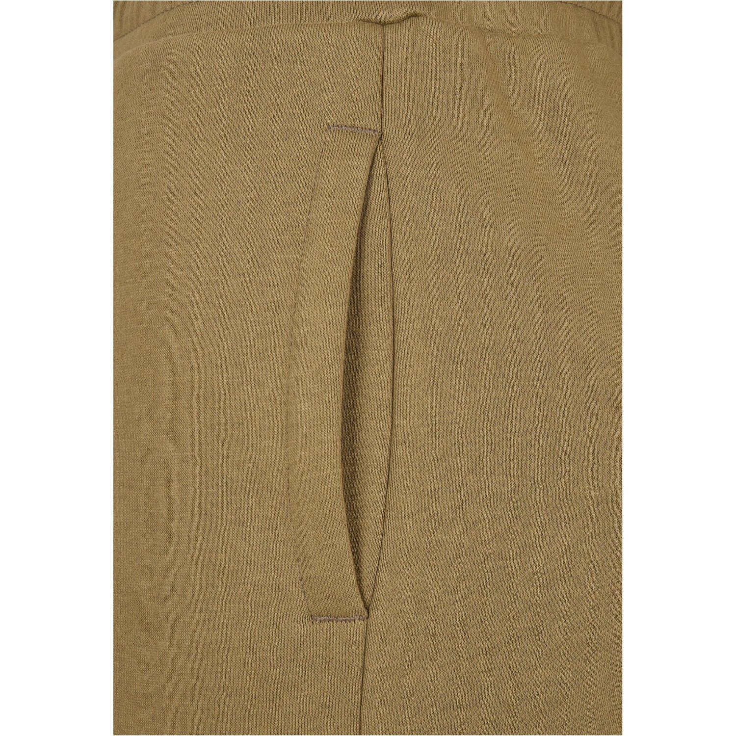 Urban Classics Ladies - Straight Pin Tuck Sweatpants olive
