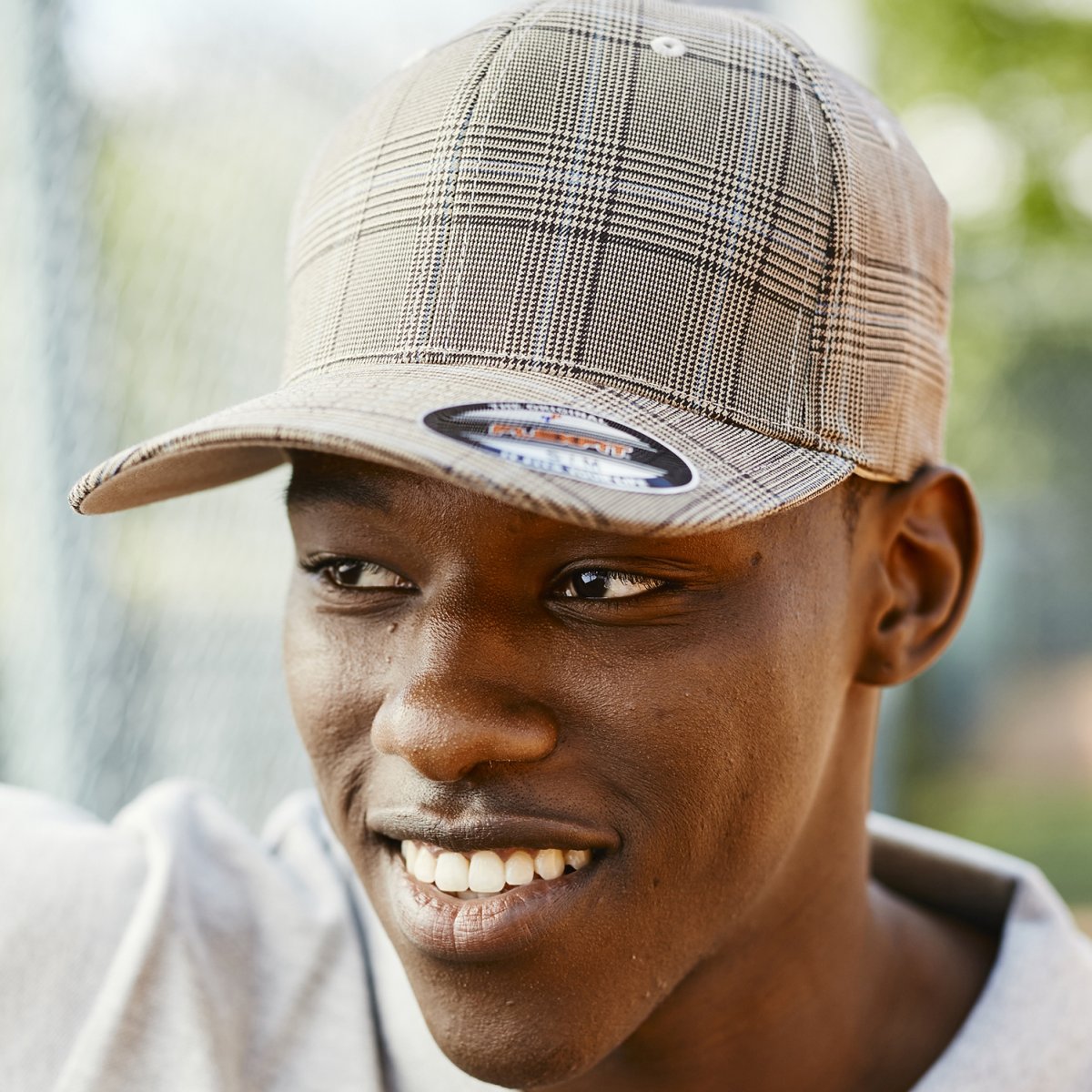 Flexfit GLENN CHECK Stretchable Sports Baseball Cap