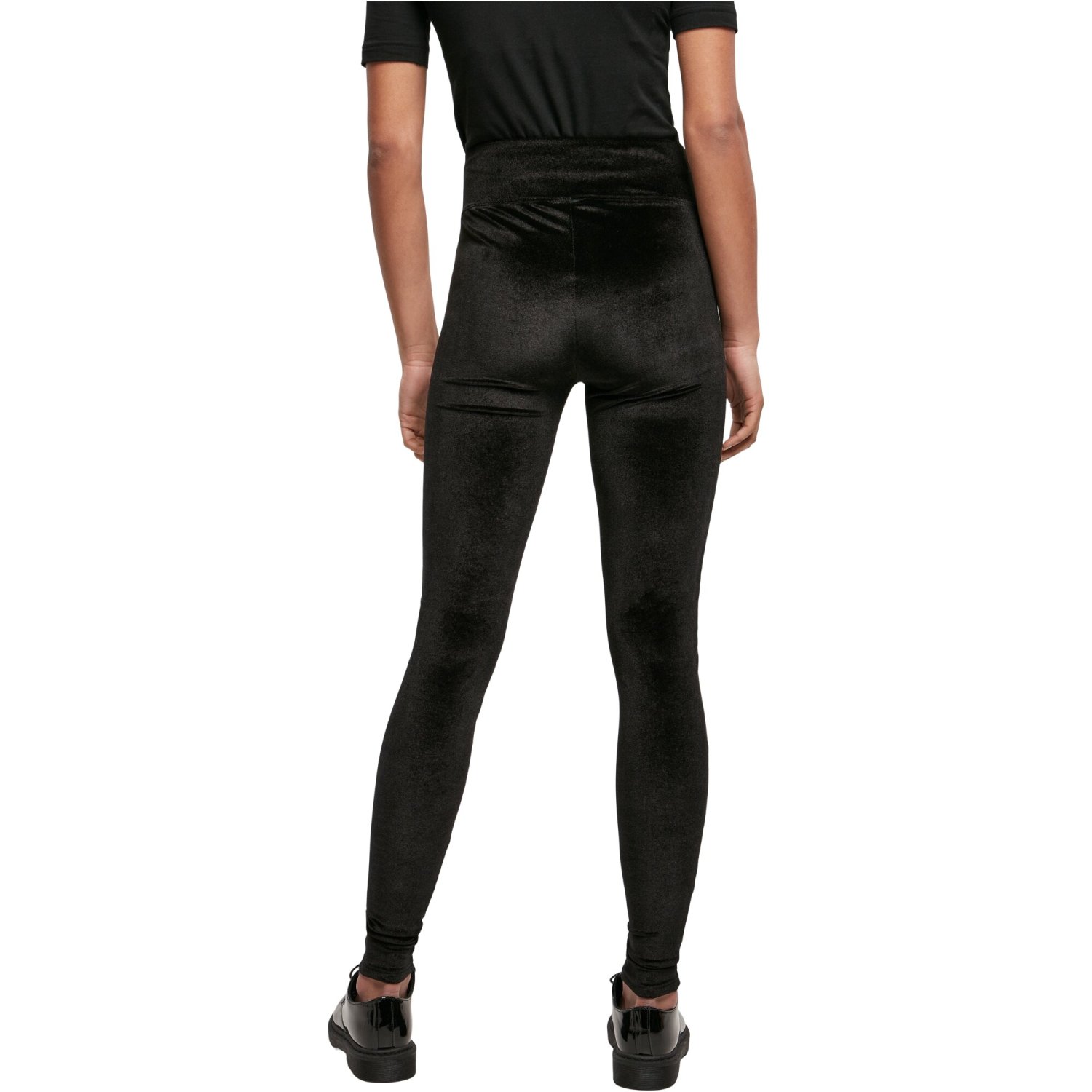 Urban Classics Ladies - High Waist Velvet Leggings