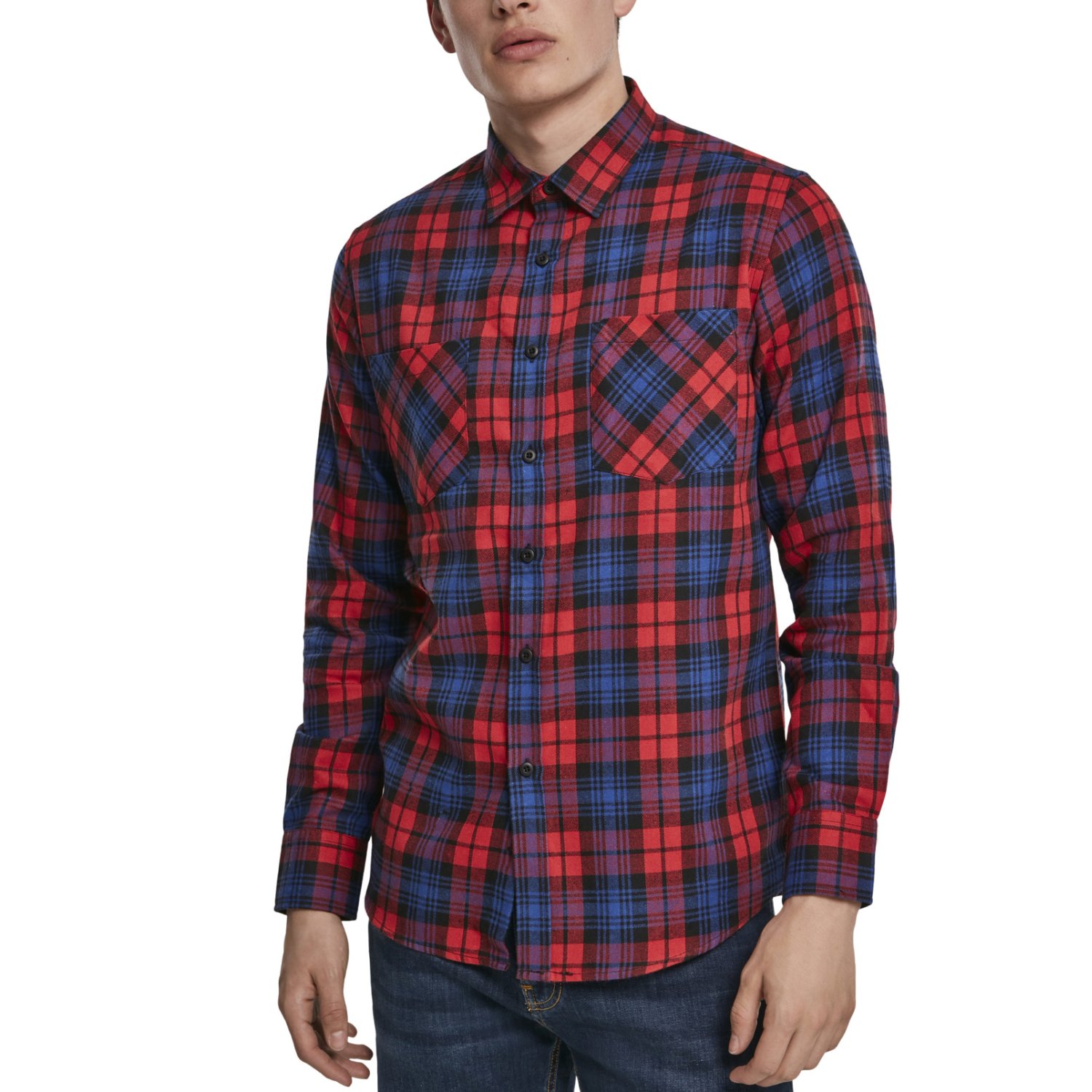 Urban Classics - CHECKED FLANELL Button Up Shirt