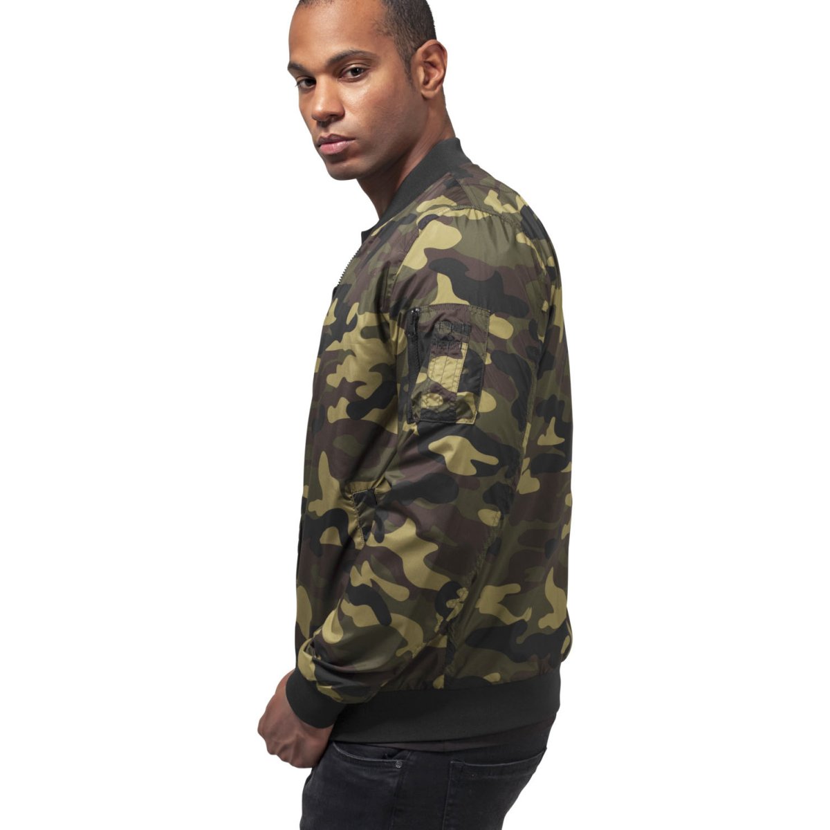Urban Classics - LIGHT CAMO Bomber Jacket wood camo