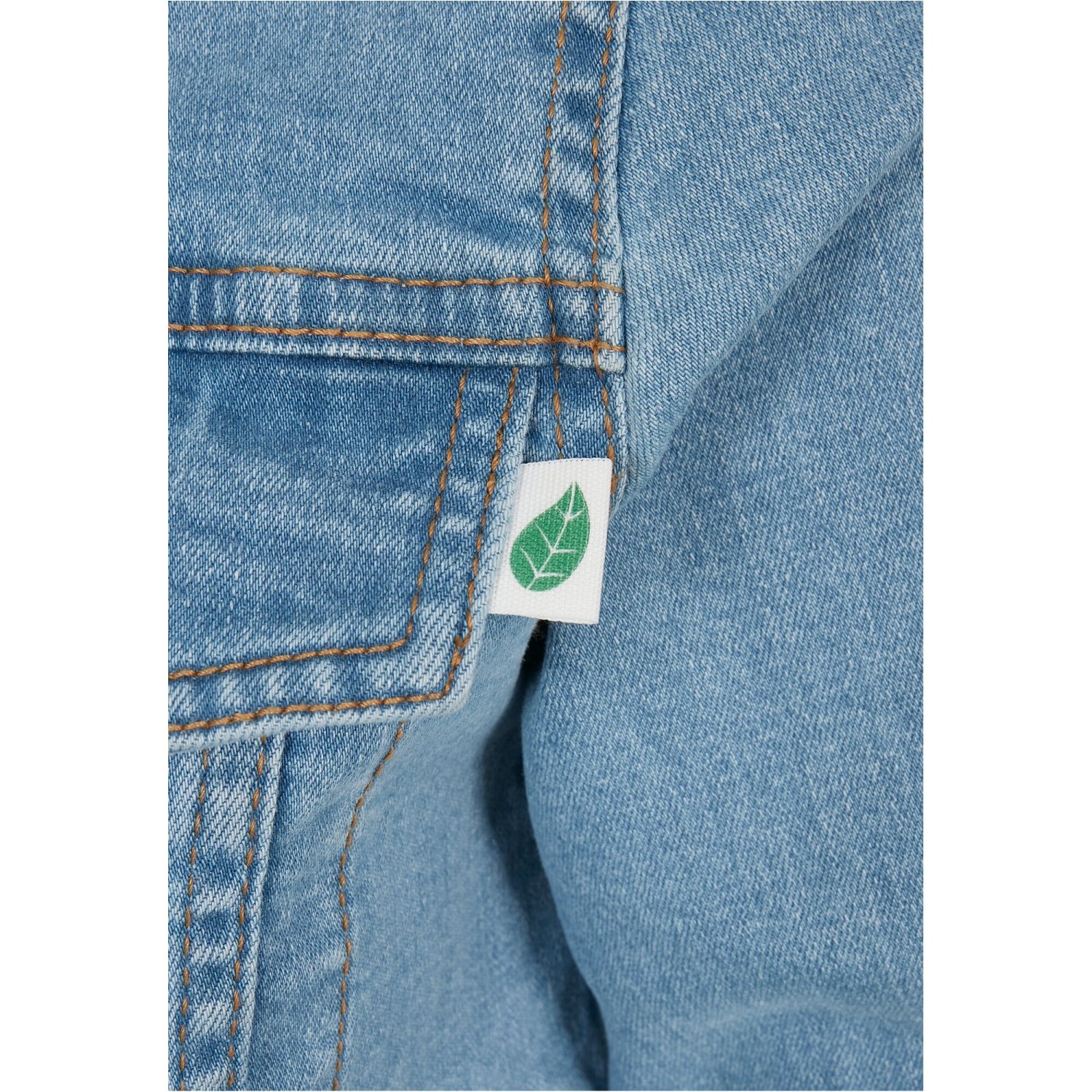 Urban Classics Ladies - Organic Denim Jacket blue bleached