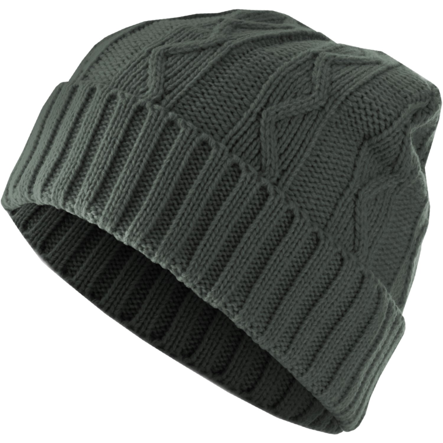 Urban Classics Winter Knit Beanie - CABLE FLAP