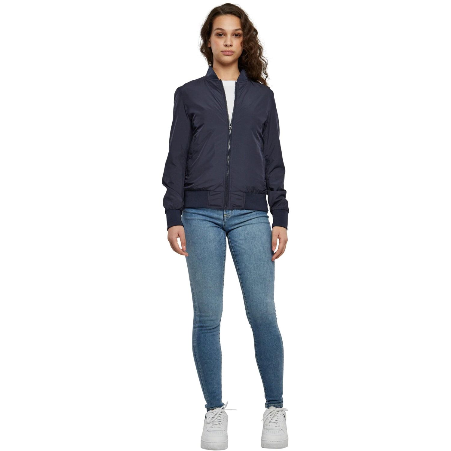 Urban Classics Femme - LIGHT BOMBER BLOUSON navy