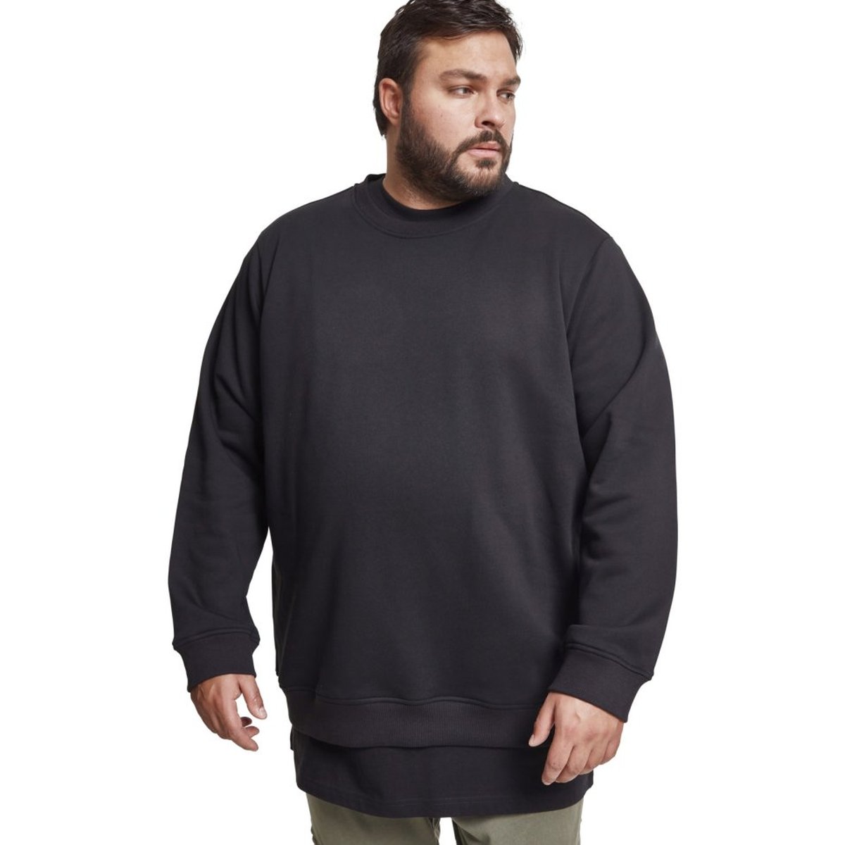Urban Classics - BASIC Crewneck Terry Fleece Pullover