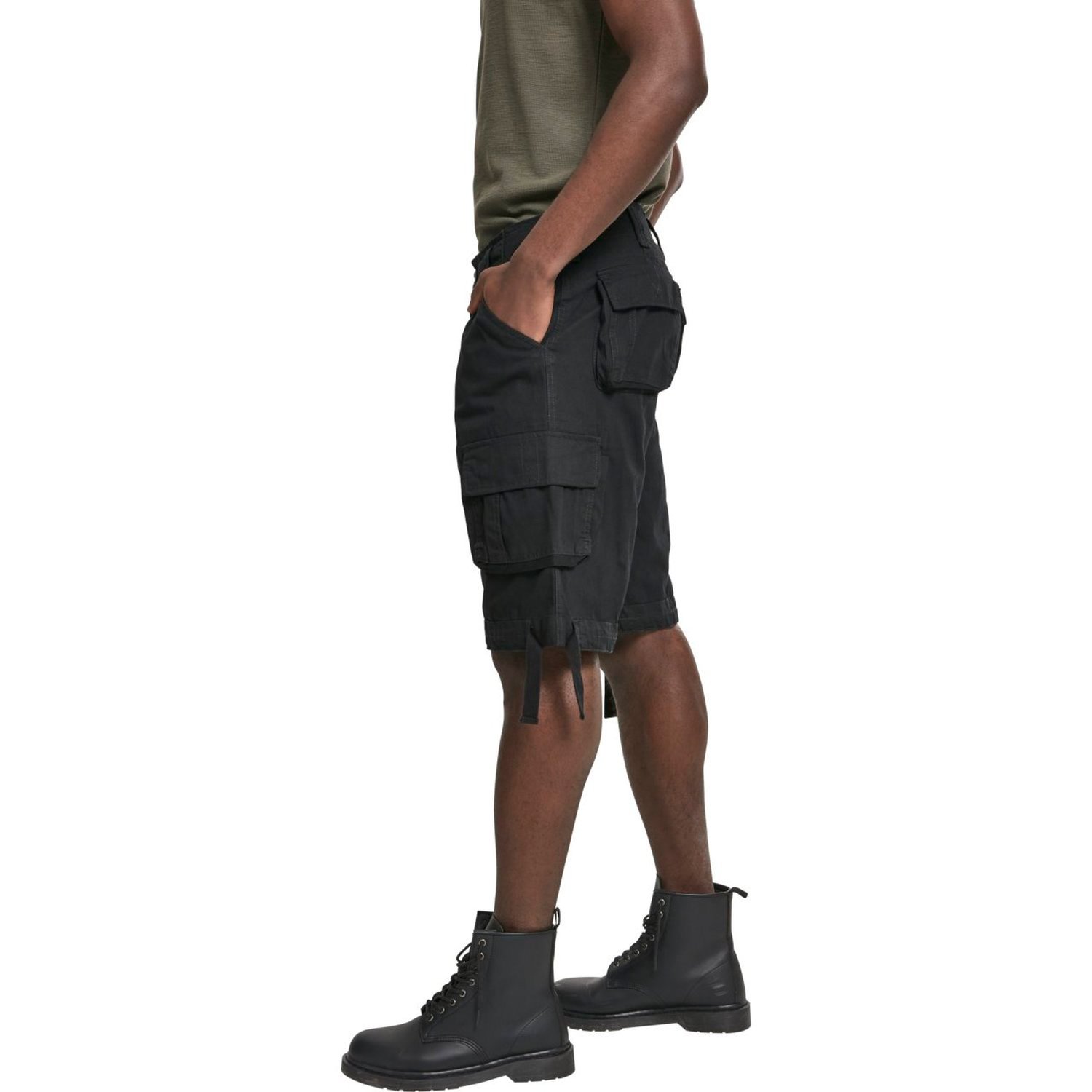 Brandit URBAN LEGEND Vintage City Cargo Army Shorts black