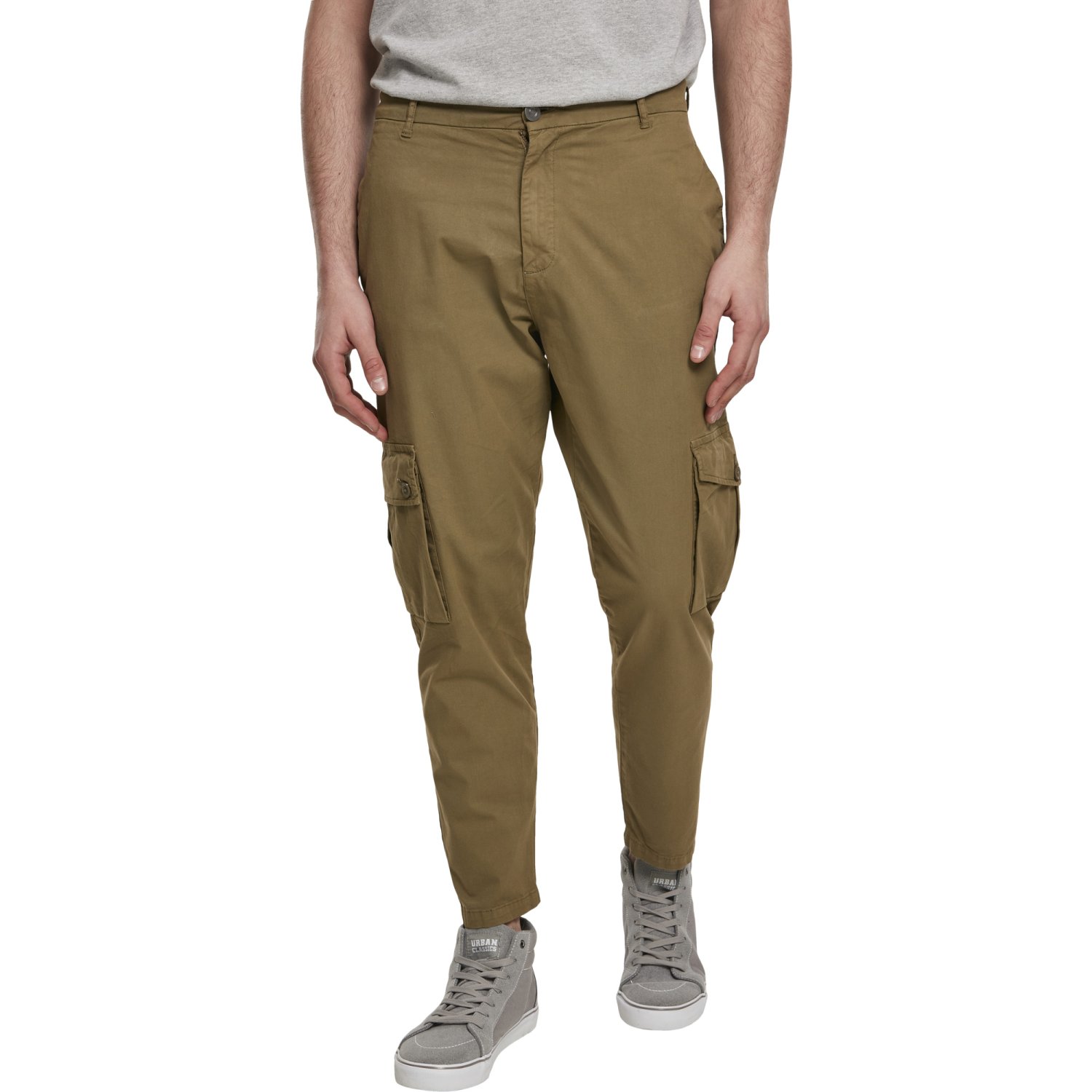 Urban Classics - CARGO Tapered Pants Trouser olive