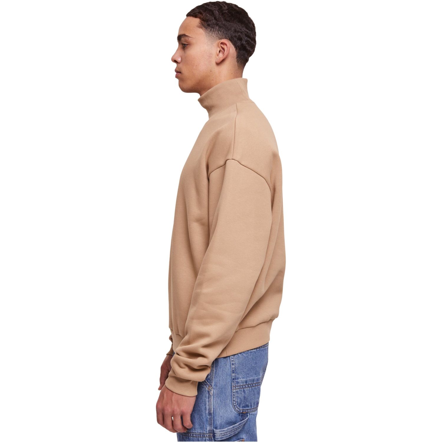 Urban Classics - High Rib Neck Sweater warm sand