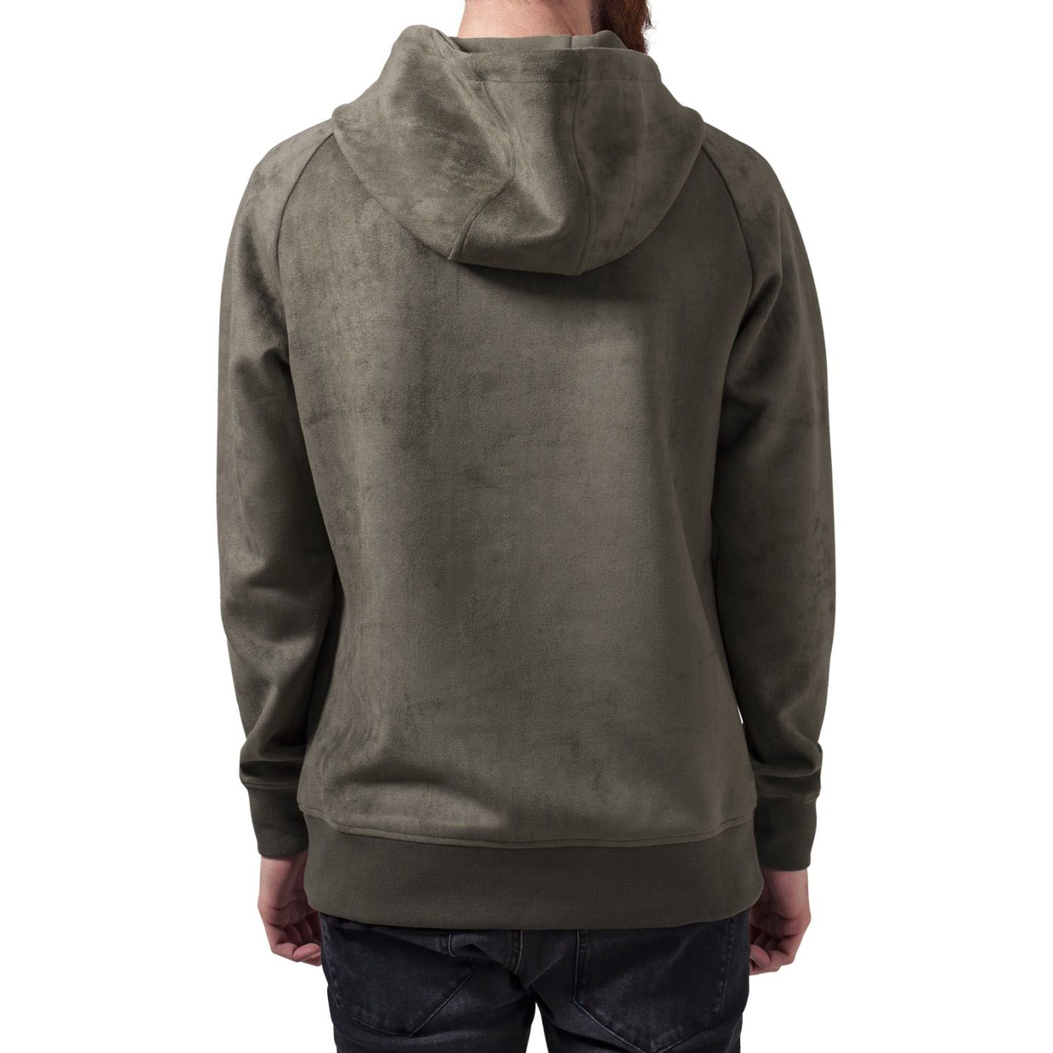 Urban Classics - Wildleder-Imitat Suede Hoody