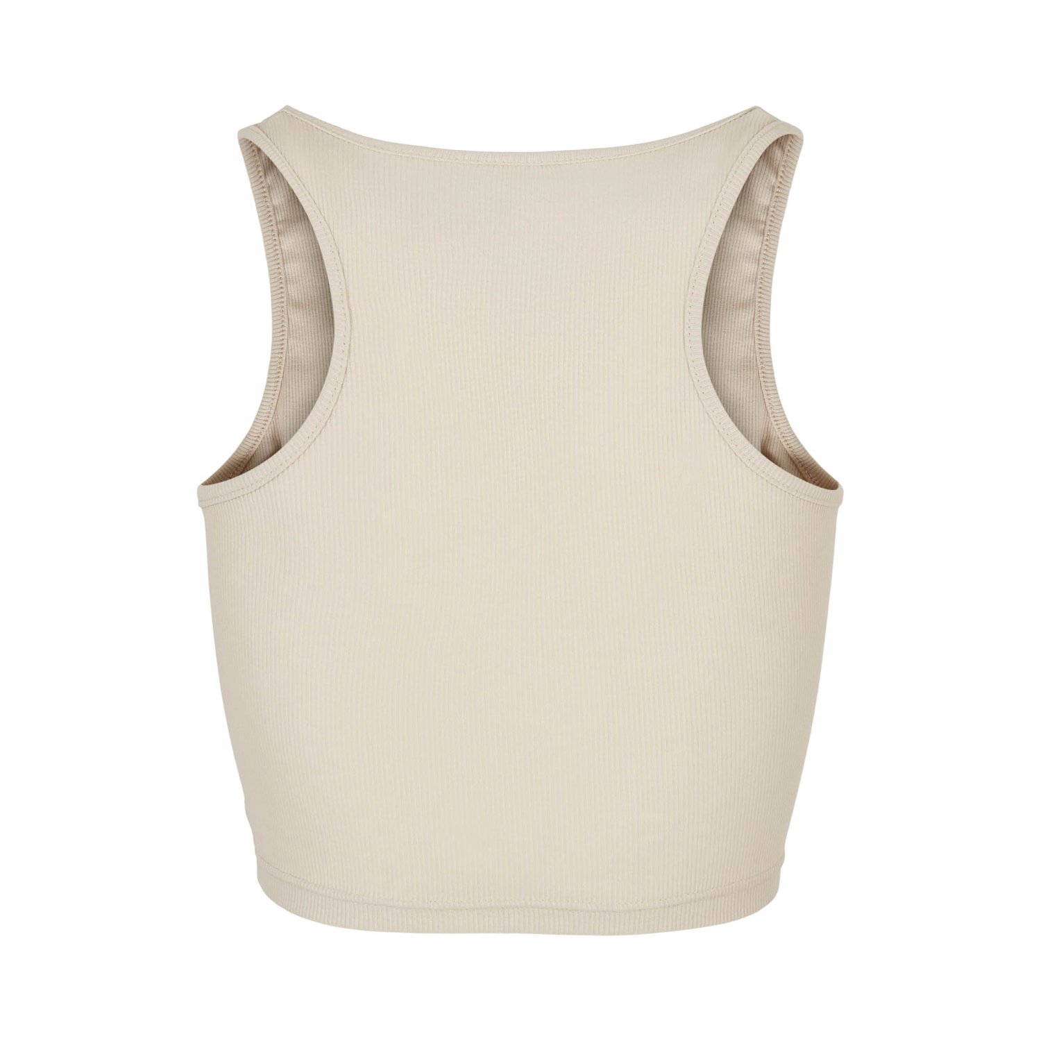 Urban Classics Ladies - Cropped Rib Tank Top Shirt bauchfrei
