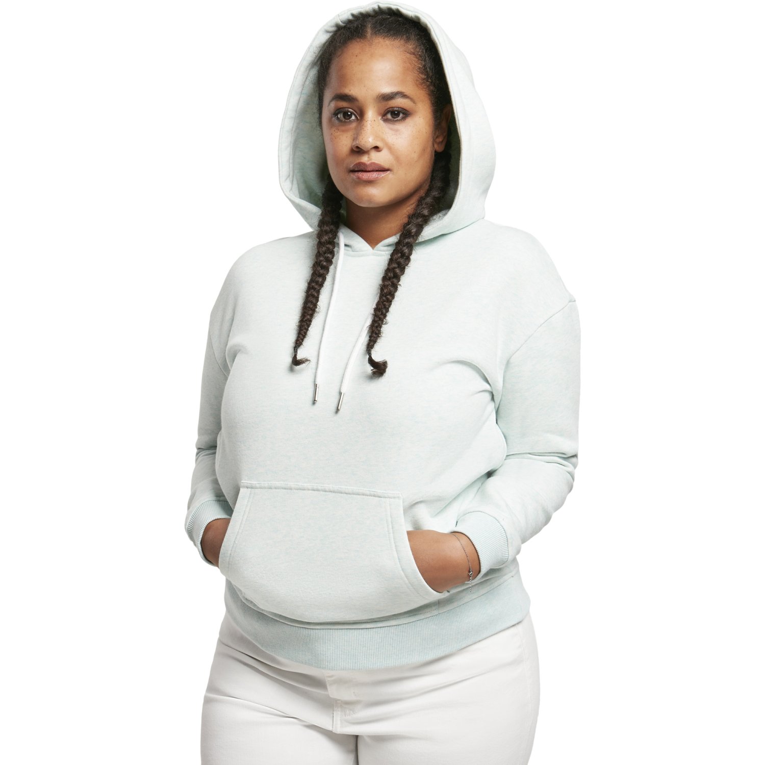 Urban Classics Ladies - MELANGE Fleece Hoody