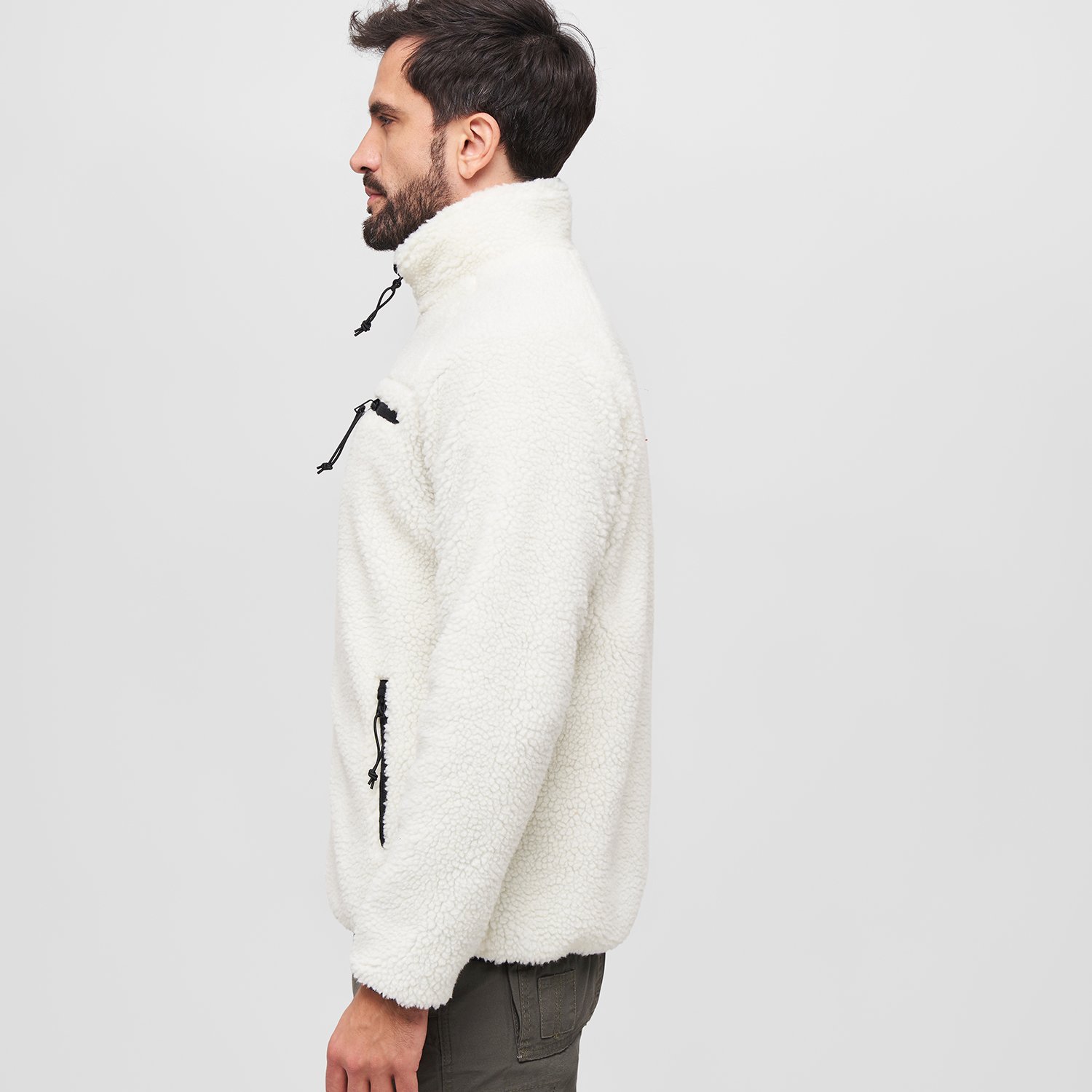 Brandit - Teddyfleece Jacket white