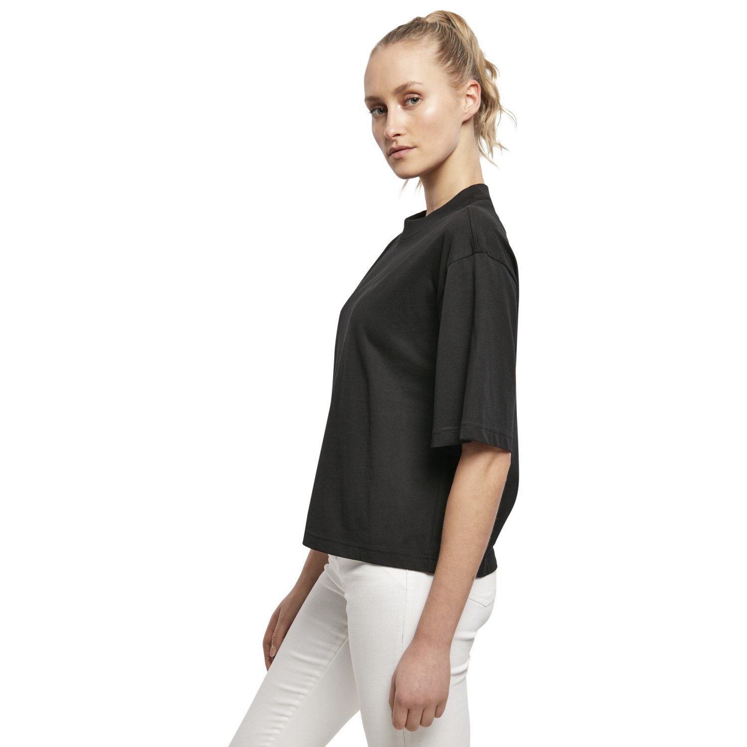 Urban Classics Ladies - Oversized Organic Shirt black