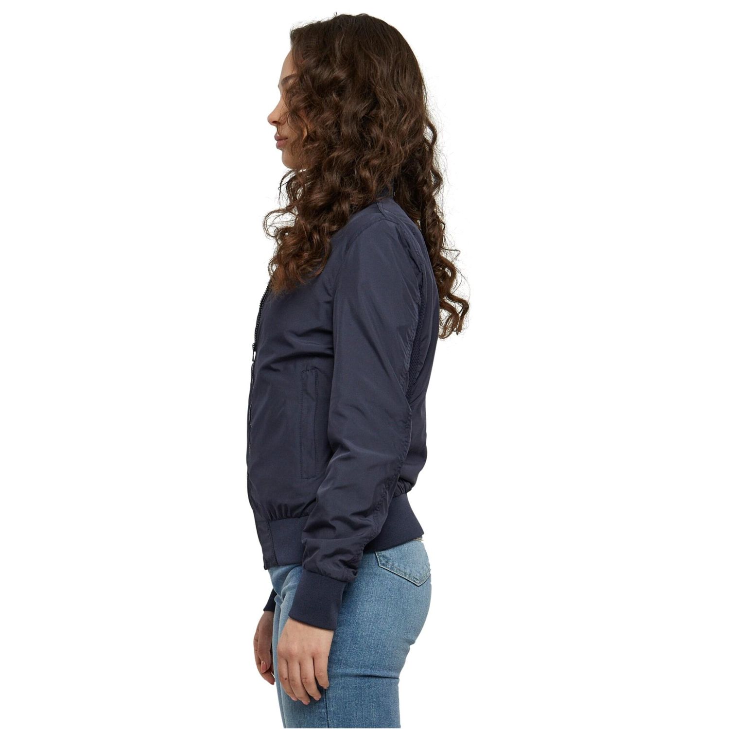 Urban Classics Femme - LIGHT BOMBER BLOUSON navy