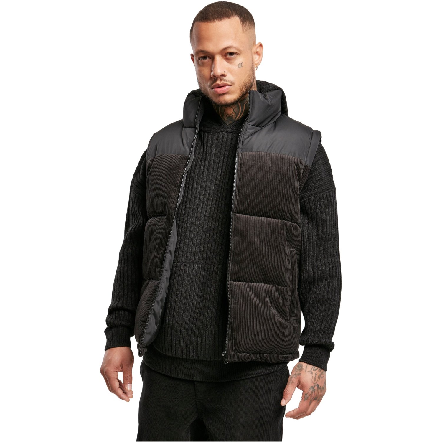 Urban Classics - KORD Puffer Vest black