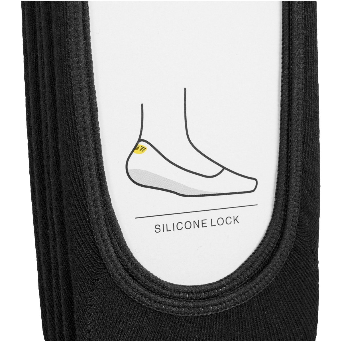 Urban Classics - INVISIBLE socks 3-pack black