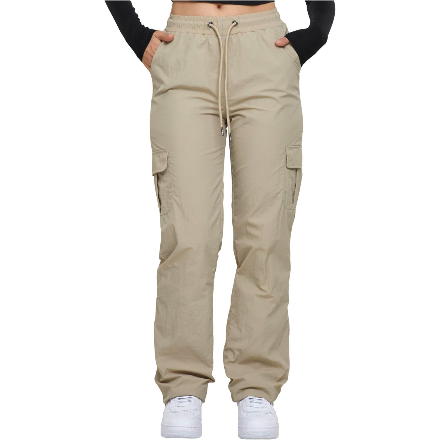 Urban Classics Ladies - Nylon Cargo Pantalon