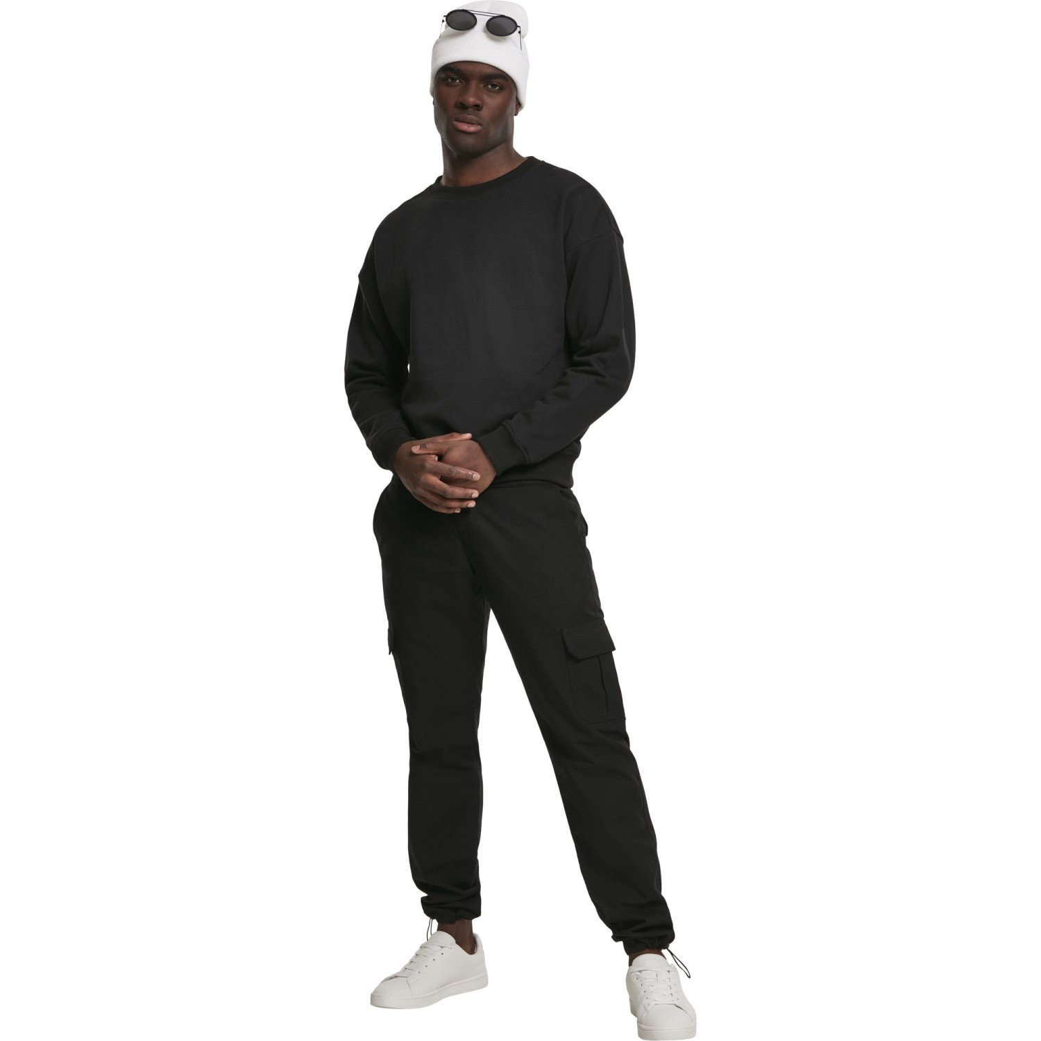Urban Classics - RIPSTOP CARGO Jogging Pantalon noir