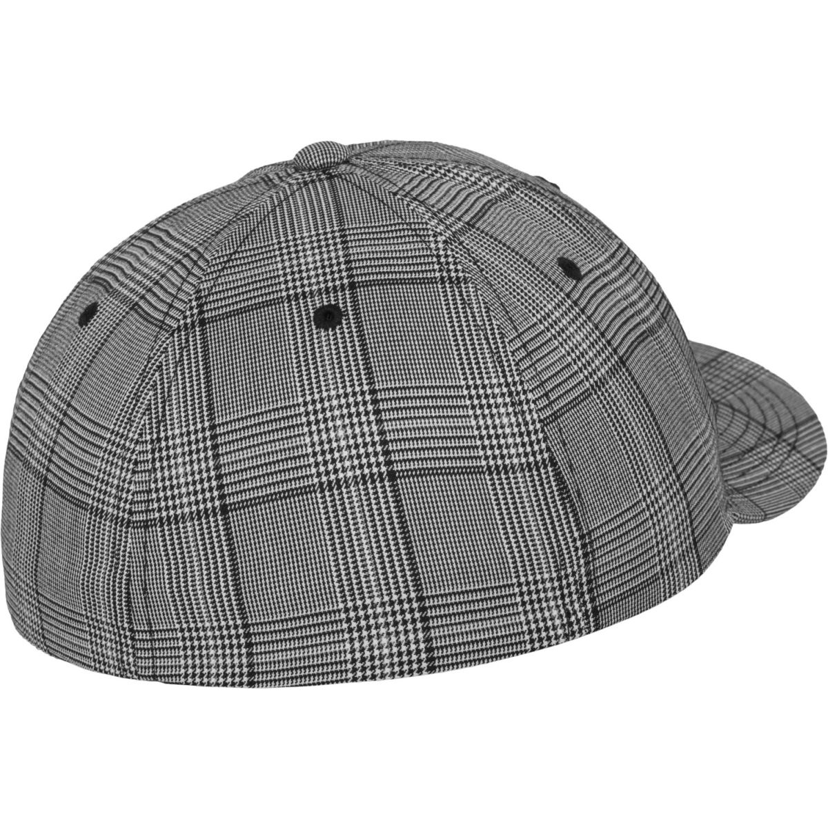 Flexfit GLENN CHECK Stretchable Cap - noir / blanc