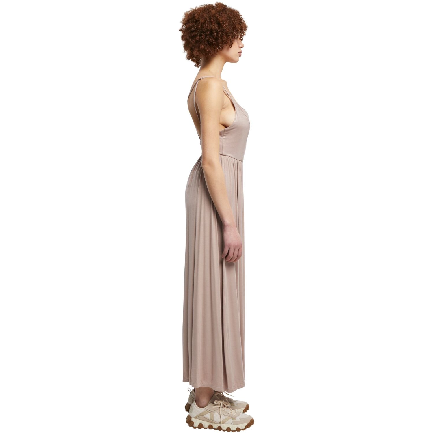 Urban Classics Ladies - MODAL Spaghetti Jumpsuit rose