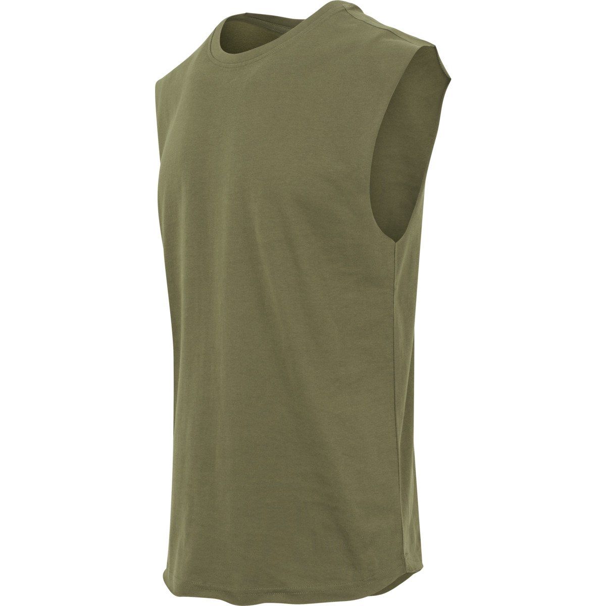 Urban Classics - OPEN EDGE Sleeveless Shirt olive
