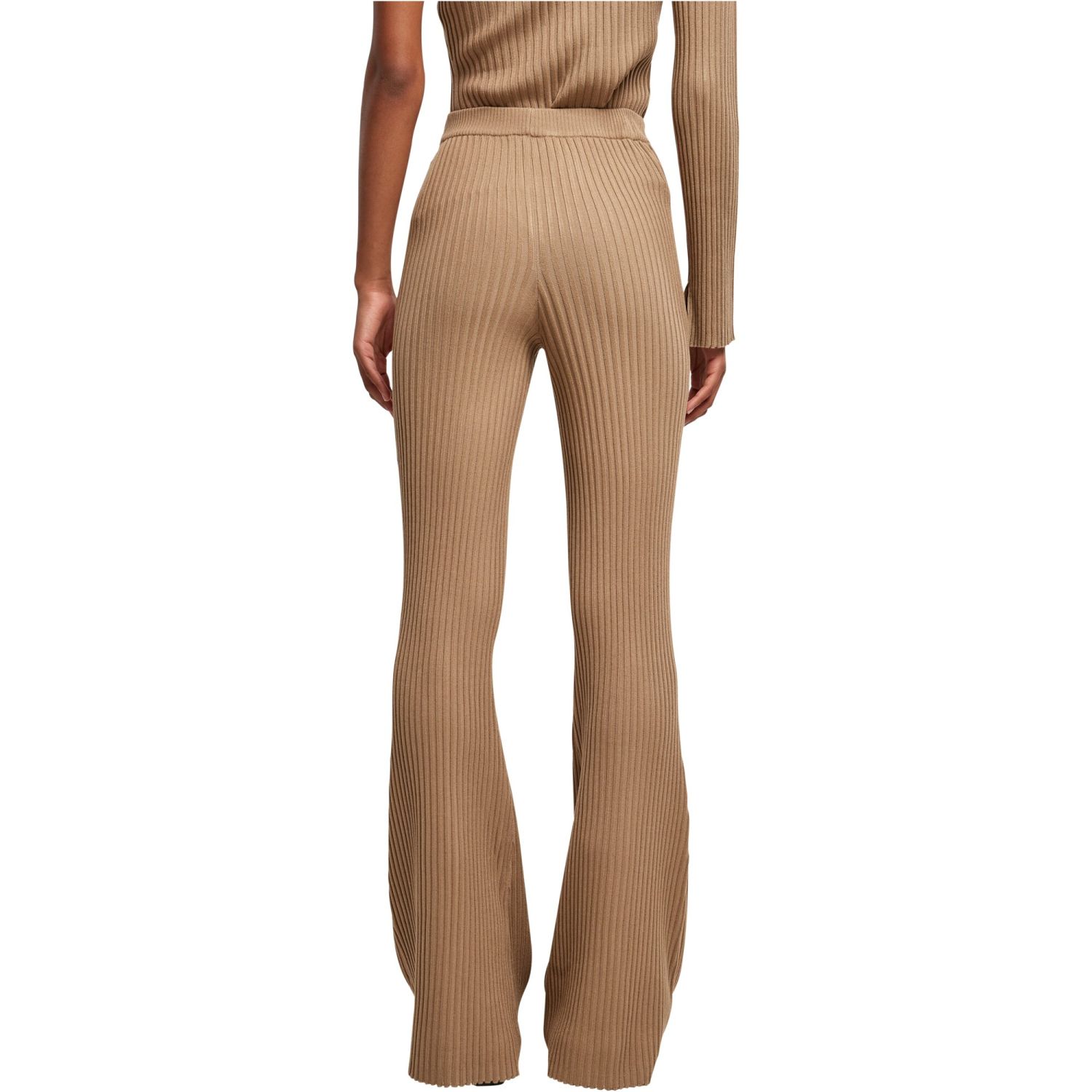 Urban Classics Ladies - Flared Rib Knit Leggings