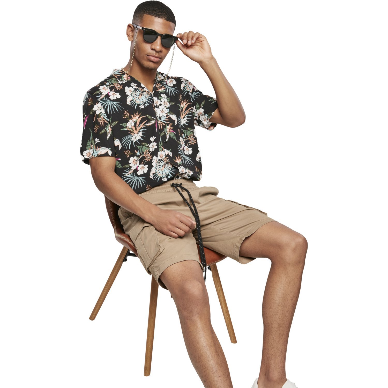 Urban Classics - Drawstring Cargo Stretch Shorts