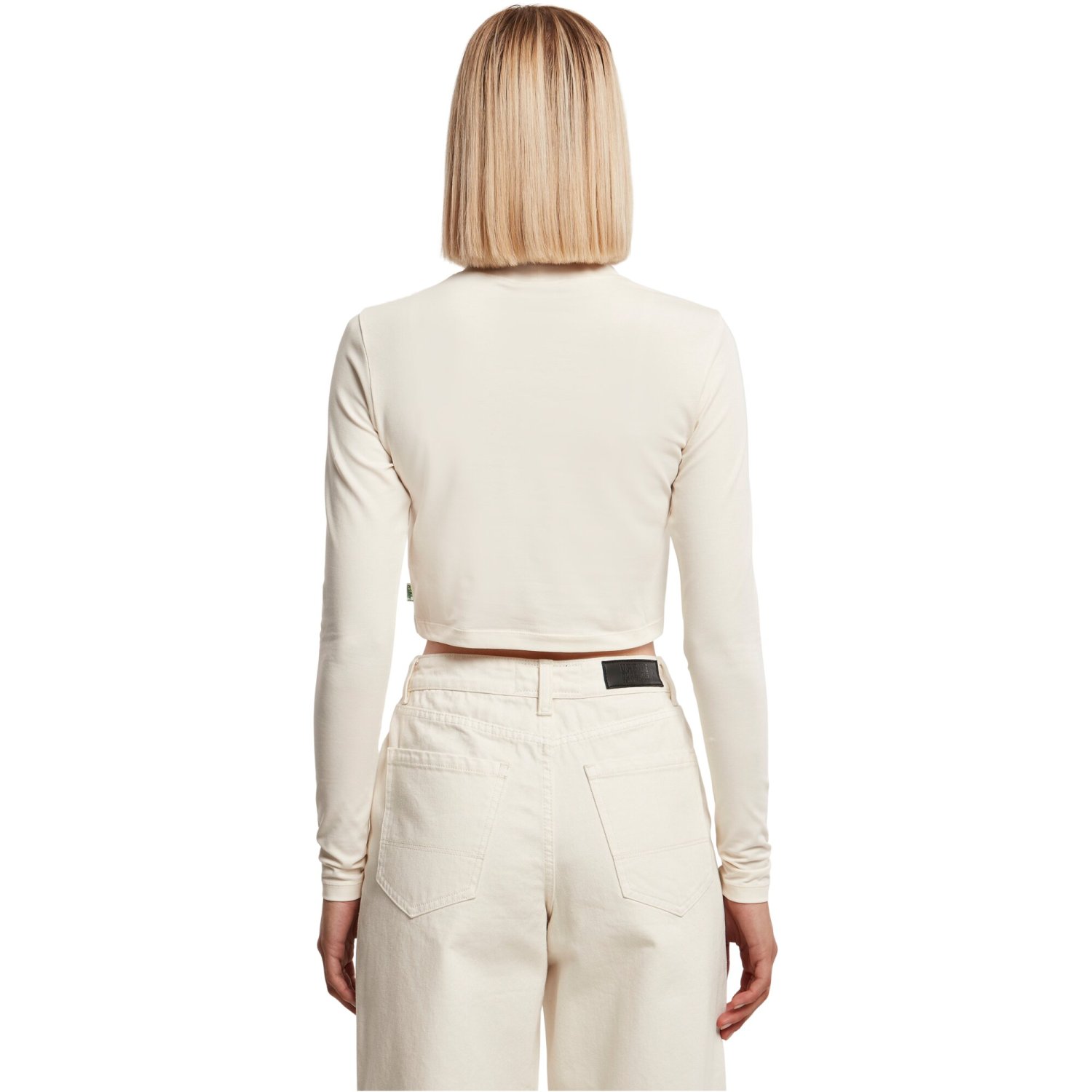 Urban Classics Ladies - Organic Crop Turtleneck Longsleeve