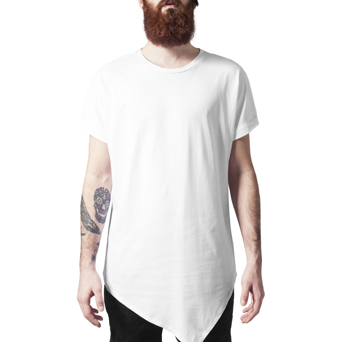Urban Classics - ASYMETRIC Long Tee Shirt