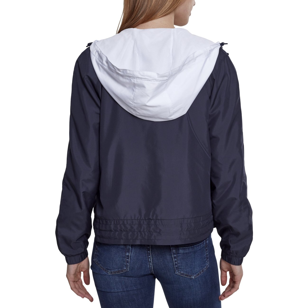 Urban Classics Ladies - 3-Tone Windbreaker Veste navy rouge