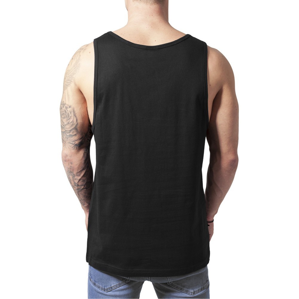 Urban Classics - JERSEY BIG Débardeur noir - XXL