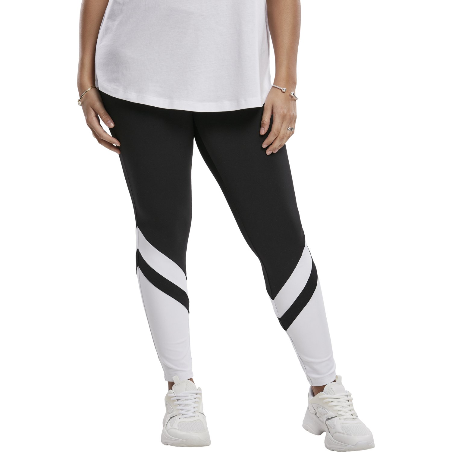 Urban Classics Ladies - Arrow High Waist Leggings noir