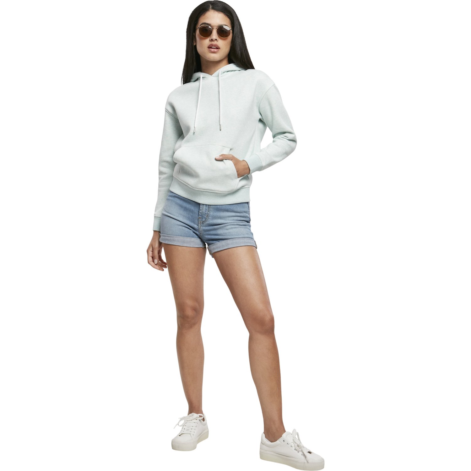 Urban Classics Ladies - MELANGE Fleece Hoody