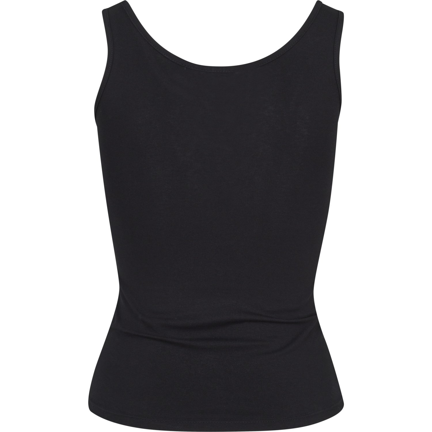 Urban Classics Ladies - Basic Stretch Débardeur 2-pack noir