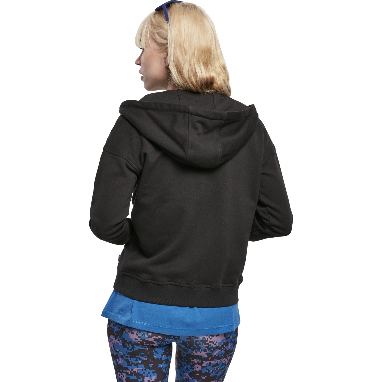 Urban Classics Ladies - Organic Terry Zip Hoody noir