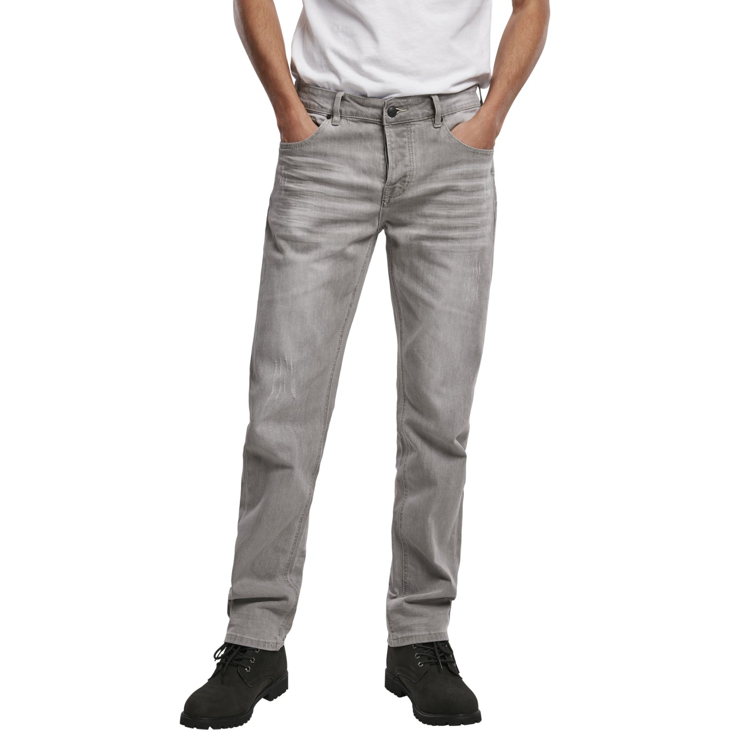 Brandit - Slim-Fit Stretch JAKE Denim Jeans grey
