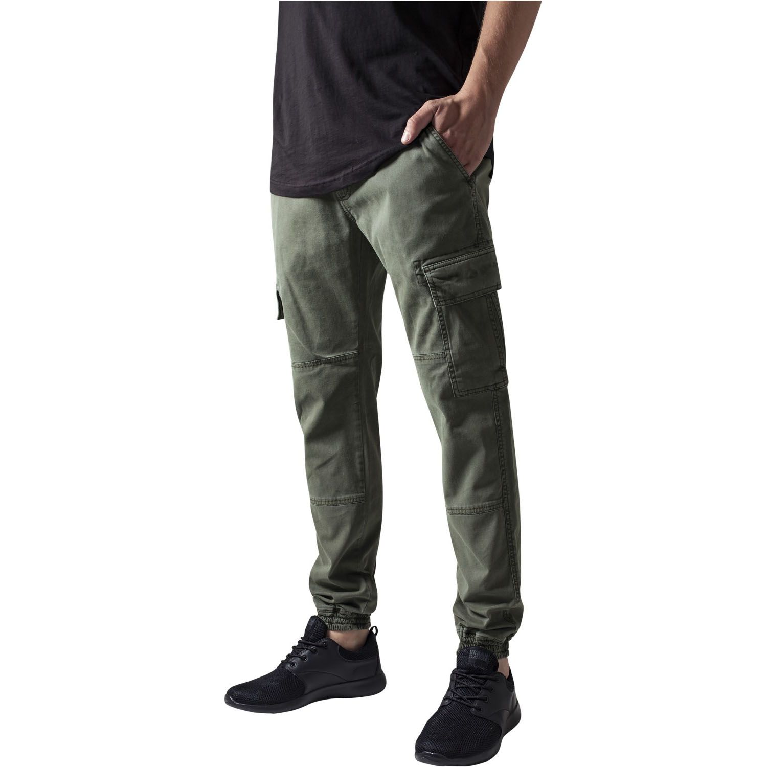 Urban Classics - Washed Cargo Twill Freizeit Hose