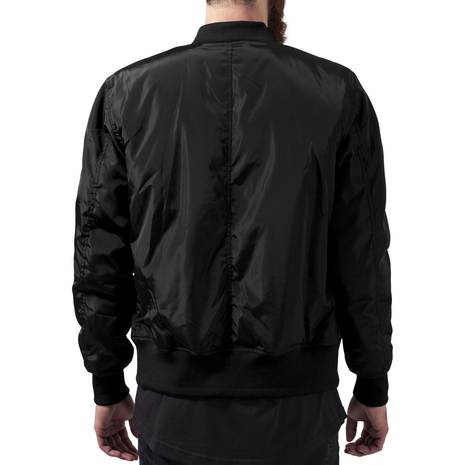 Urban Classics - 2-TONE BOMBER Jacket black