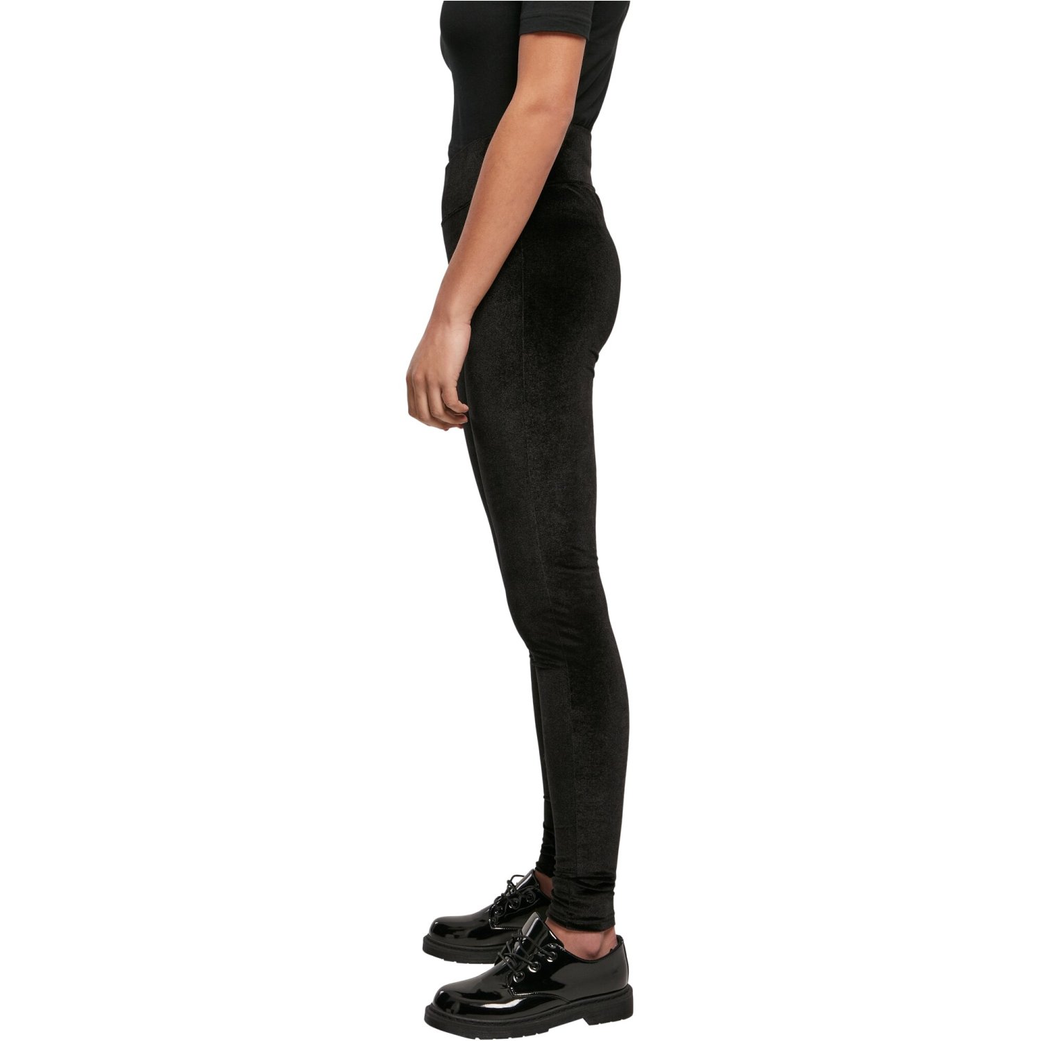 Urban Classics Ladies - High Waist Velvet Leggings