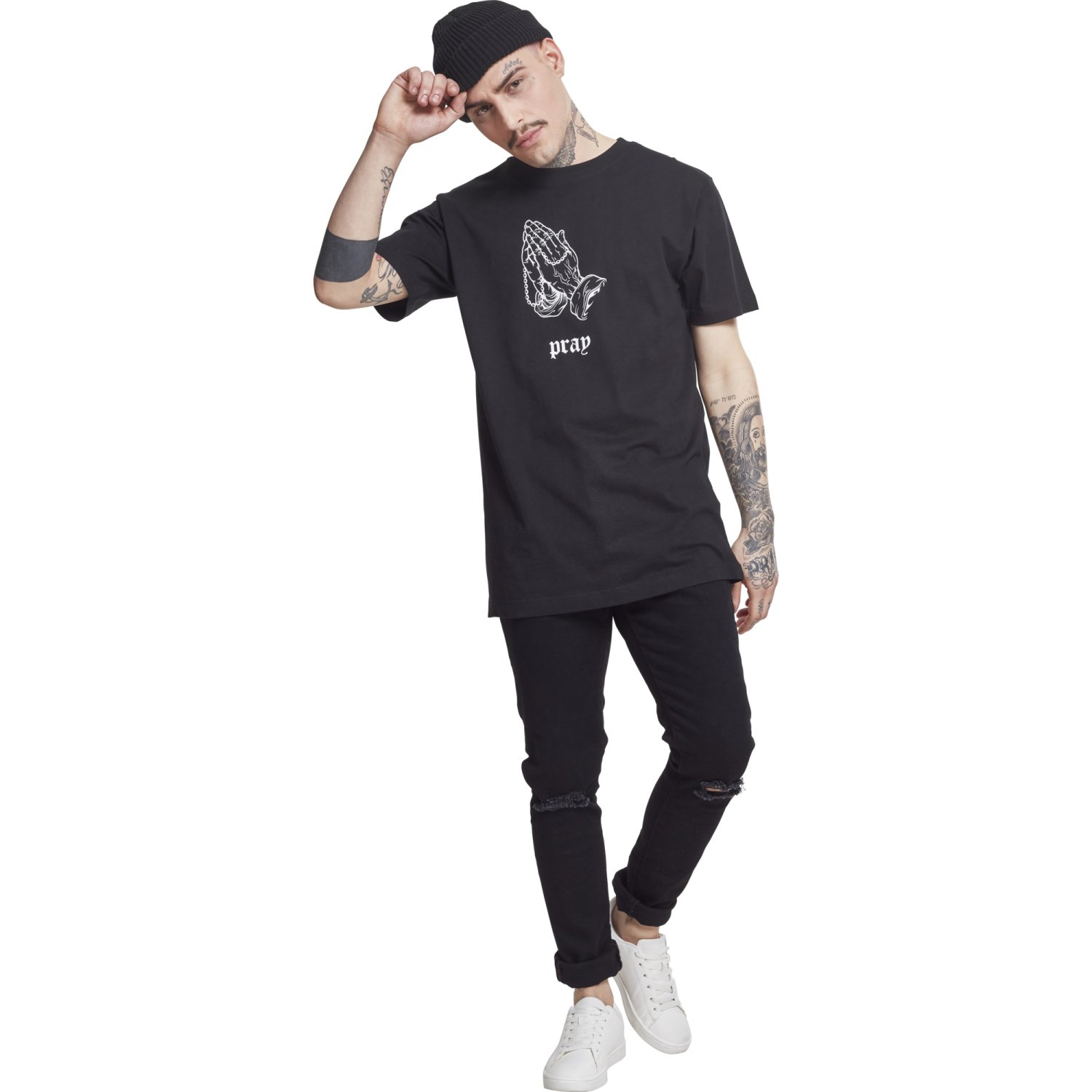 Mister Tee Shirt - Dark Pray schwarz