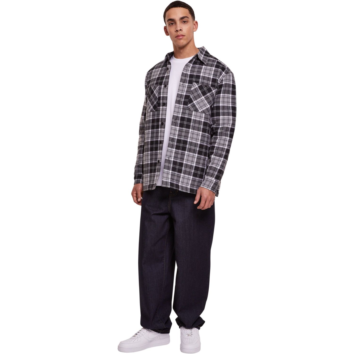 Urban Classics - Padded Checked Shirt Jacket
