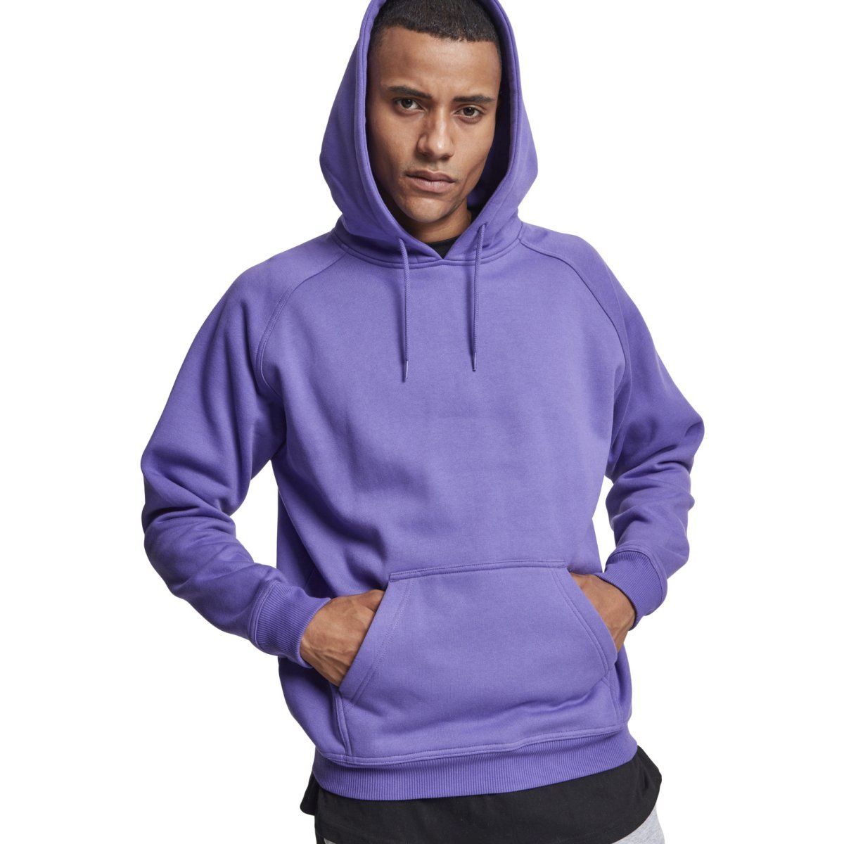 Urban Classics - Loose-Fit Sweat à capuche ultra violet