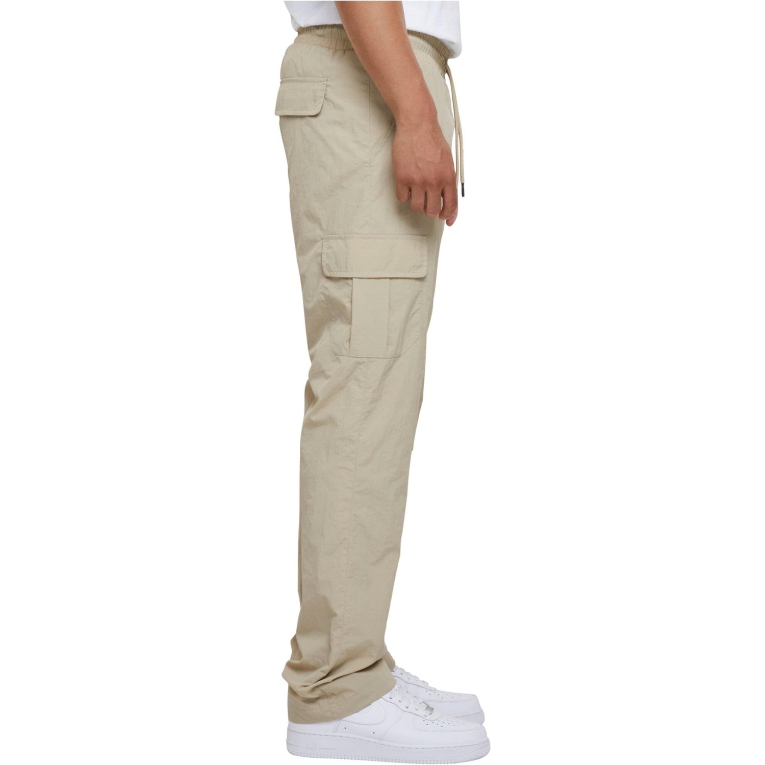 Urban Classics - Straight Leg Nylon Cargo Pantalon beige