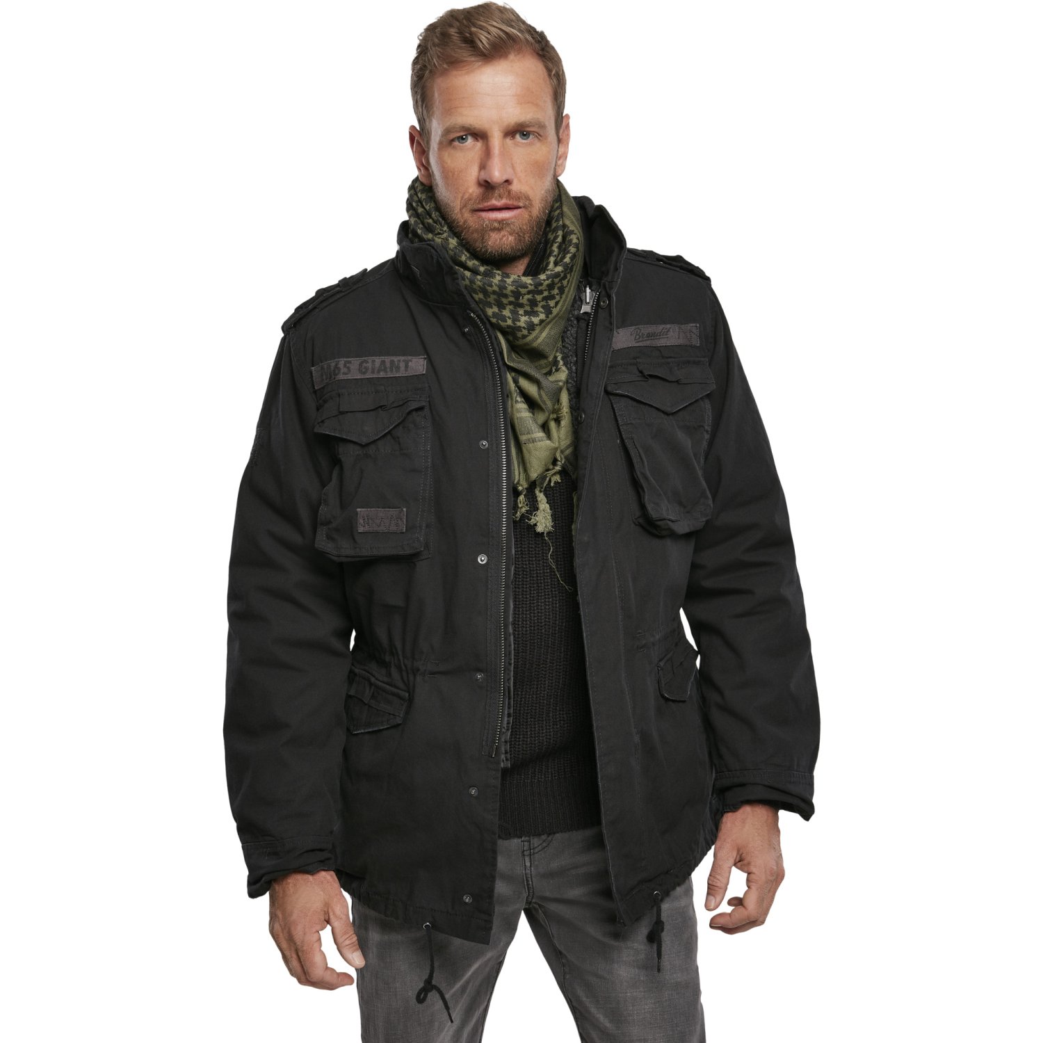 Brandit - M65 GIANT Vintage Parka Veste de champ noir