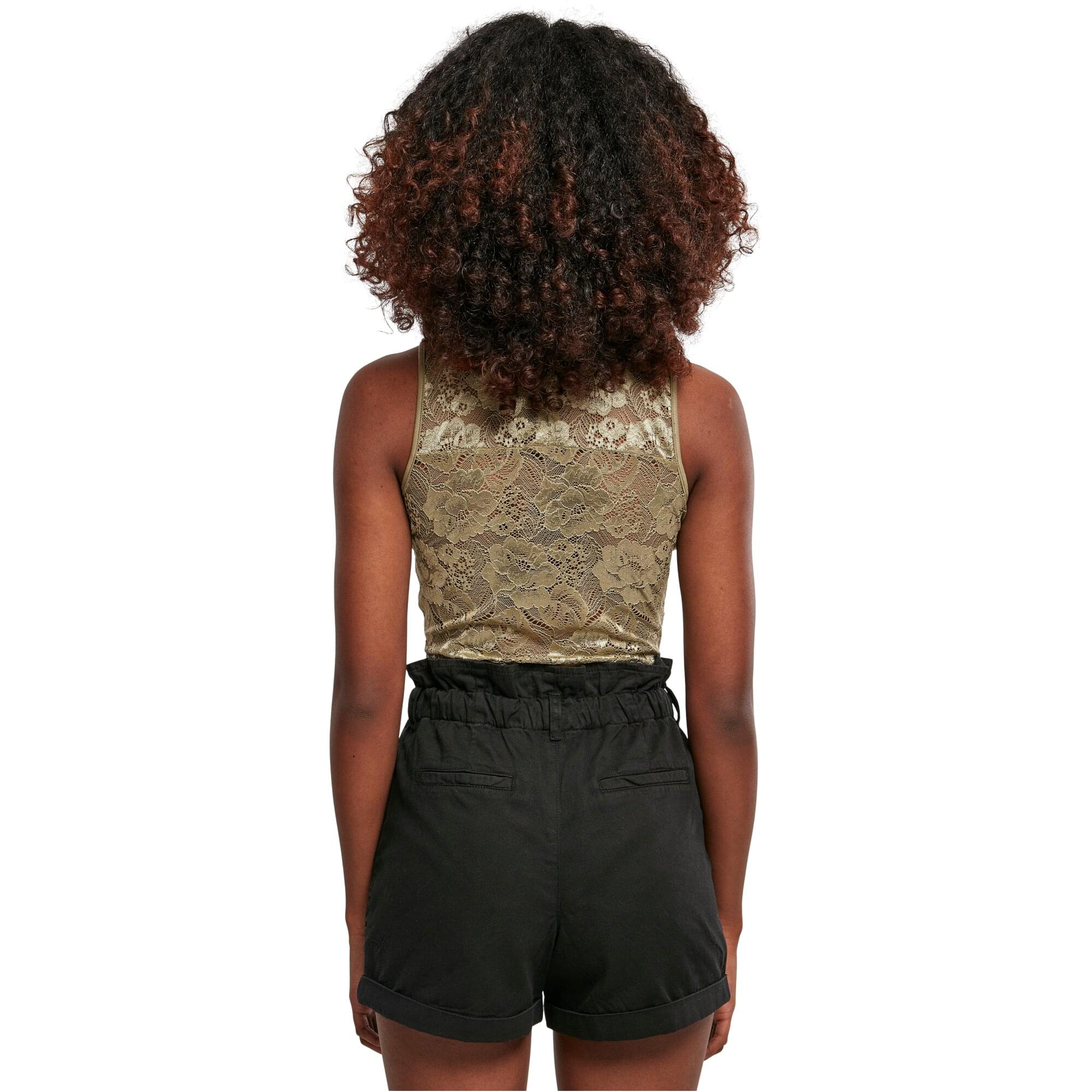 Urban Classics Ladies - Stretch Laces Body khaki